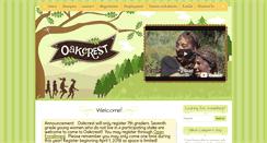 Desktop Screenshot of oakcrestcamp.org